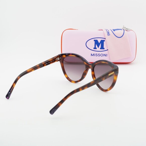 Missoni MIS 0088/S 0AY0 3X Sunglasses Havana Cat Eye Frame, Pink Lenses